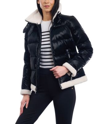 72▢MICHAEL KORS フェイクファー中綿コート TS0411-12 72▢MICHAEL KORS フェイクファー中綿コート TS0411-12 - メルカリ