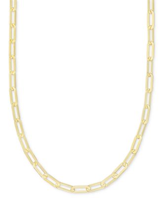 Giani Bernini Paperclip Link 18" Chain Necklace in 18k Gold-Plated Sterling Silver or Sterling Silver