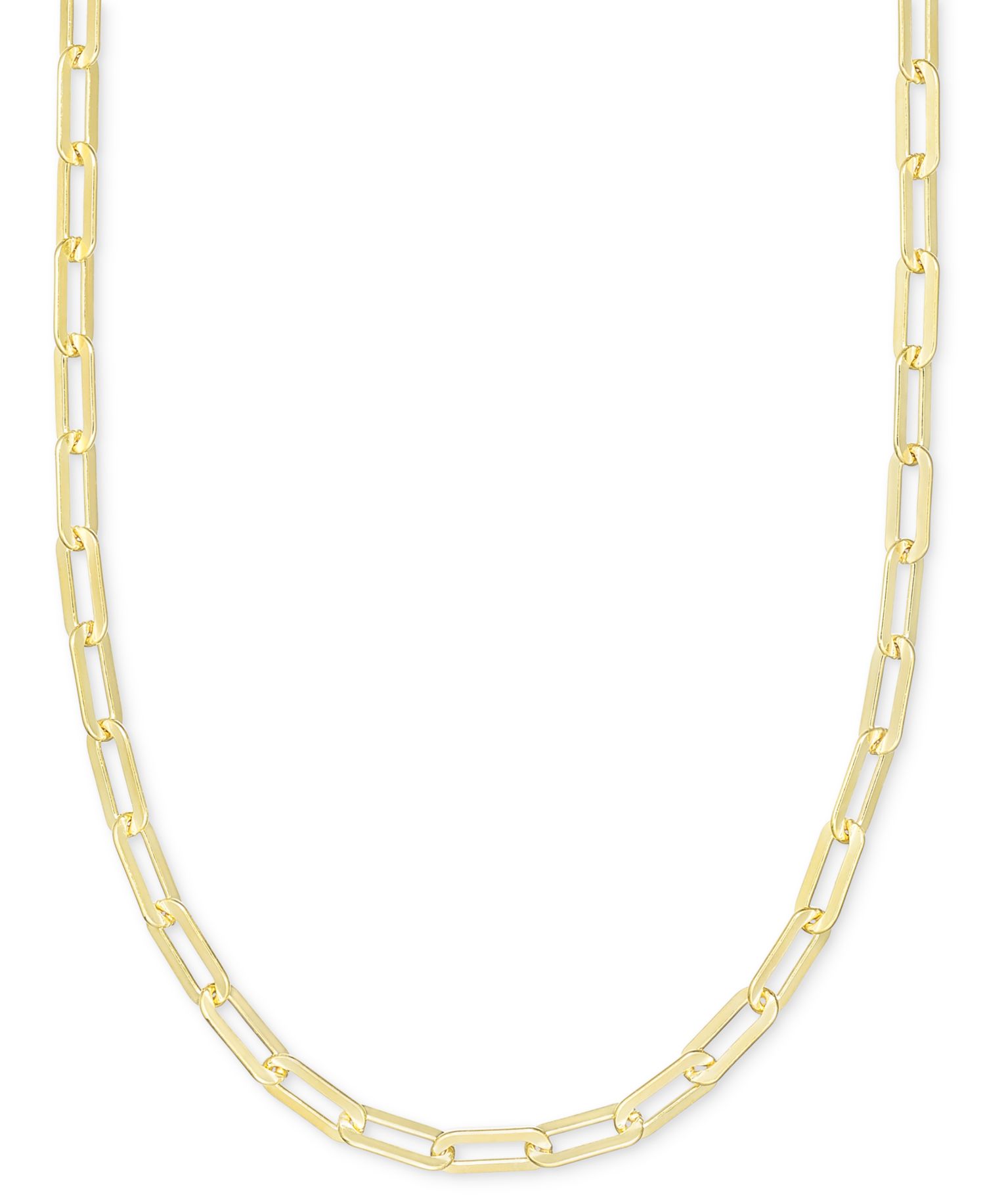 Giani Bernini Paperclip Link 18" Chain Necklace in 18k Gold-Plated Sterling Silver or Sterling Silver