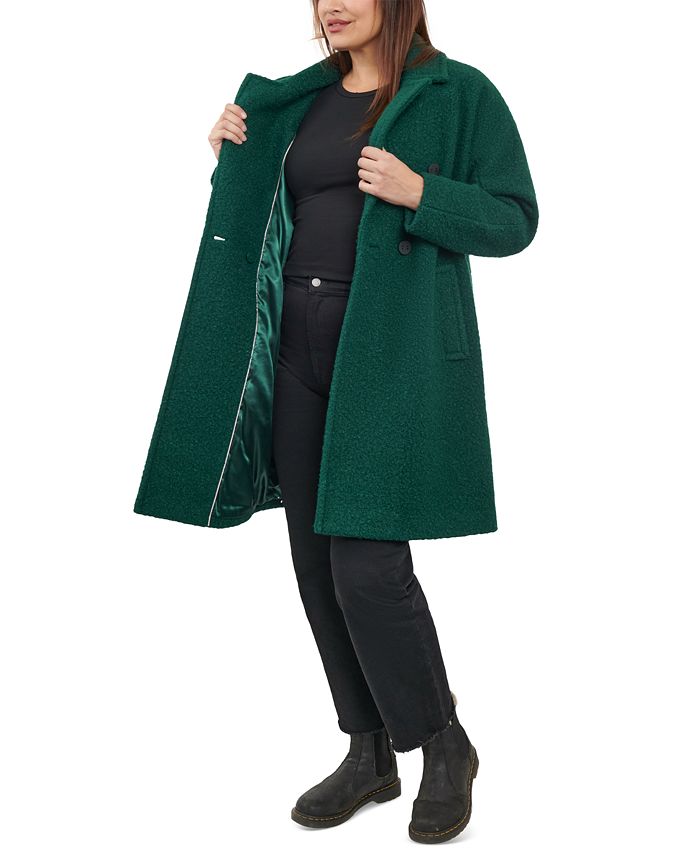 BCBGeneration Women's Plus Size DoubleBreasted Bouclé Walker Coat