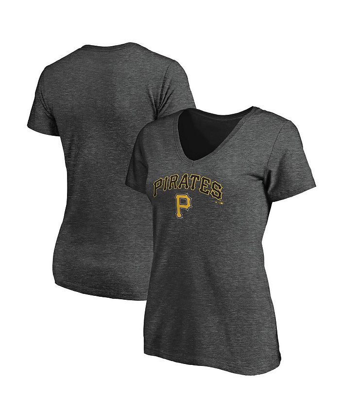 Women's Fanatics Branded Black Pittsburgh Pirates Official Logo