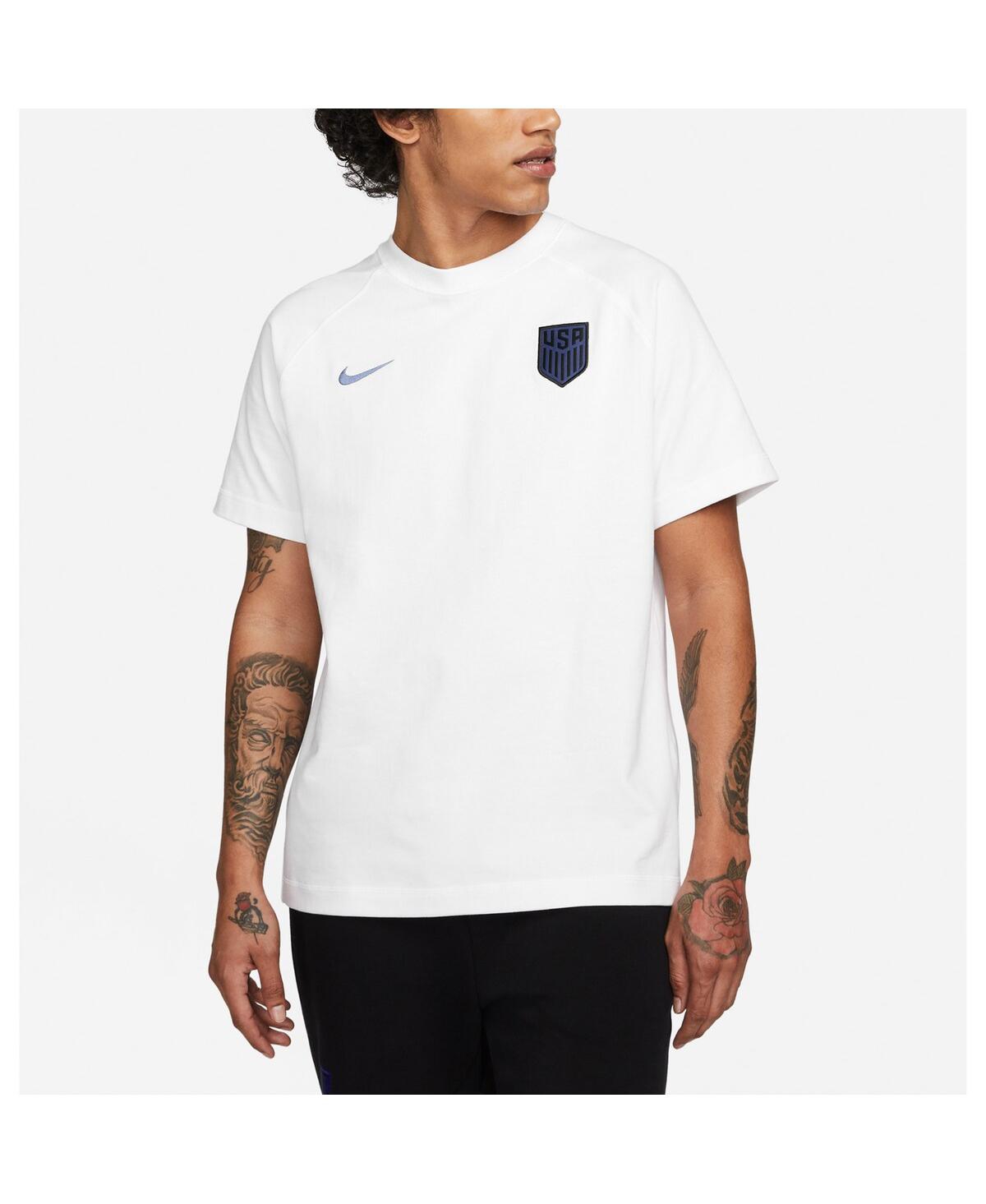 Nike Men's  White Usmnt Travel Raglan T-shirt