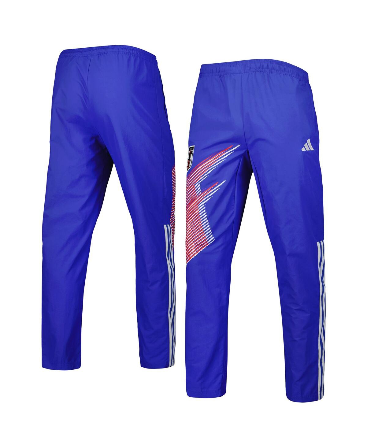 Shop Adidas Originals Men's Adidas Blue Japan National Team Travel Pants
