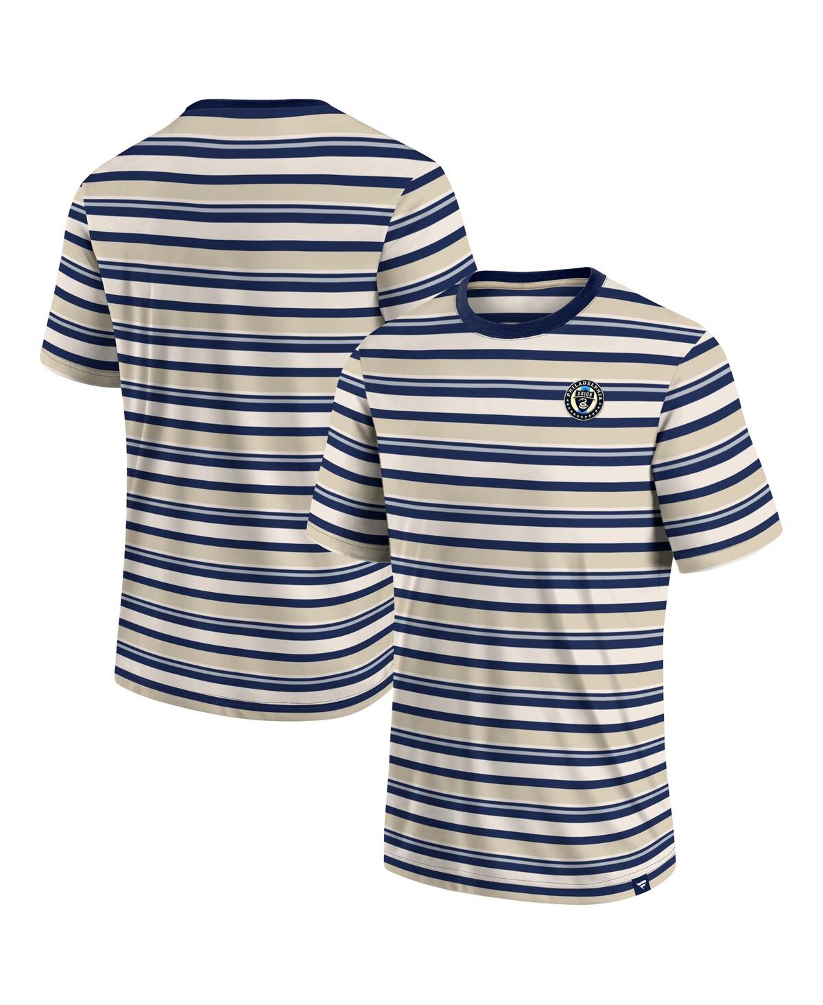 Men's FanaticsPhiladelphia Union Shot Clock Stripe T-shirt - Navy