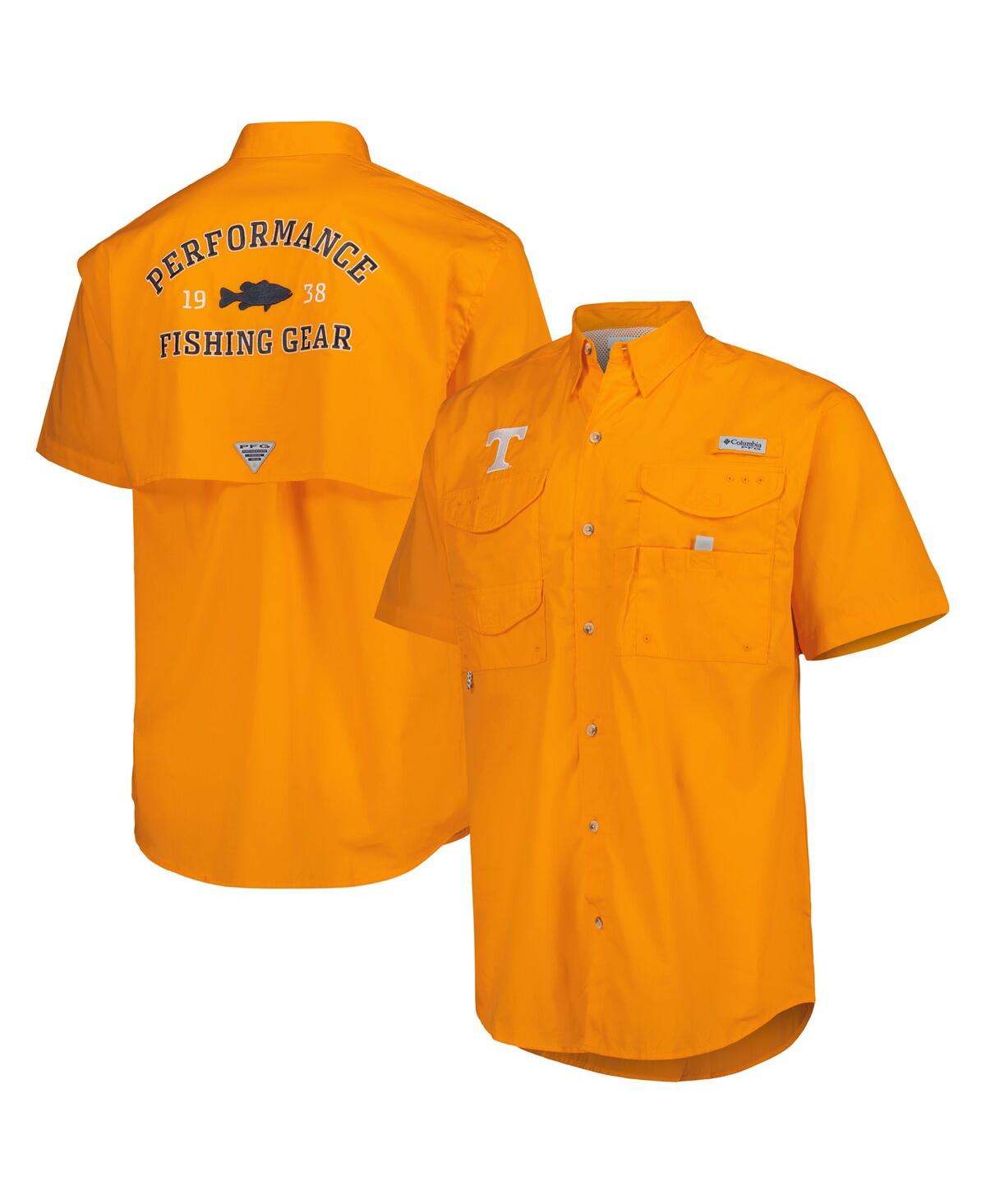 Shop Columbia Men's  Tennessee Orange Tennessee Volunteers Bonehead Button-up Shirt