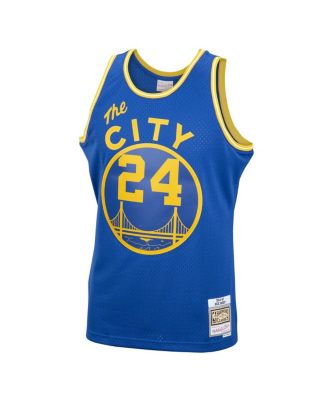 Men's Rick Barry Royal Golden State Warriors 1966-67 Hardwood Classics Swingman Jersey