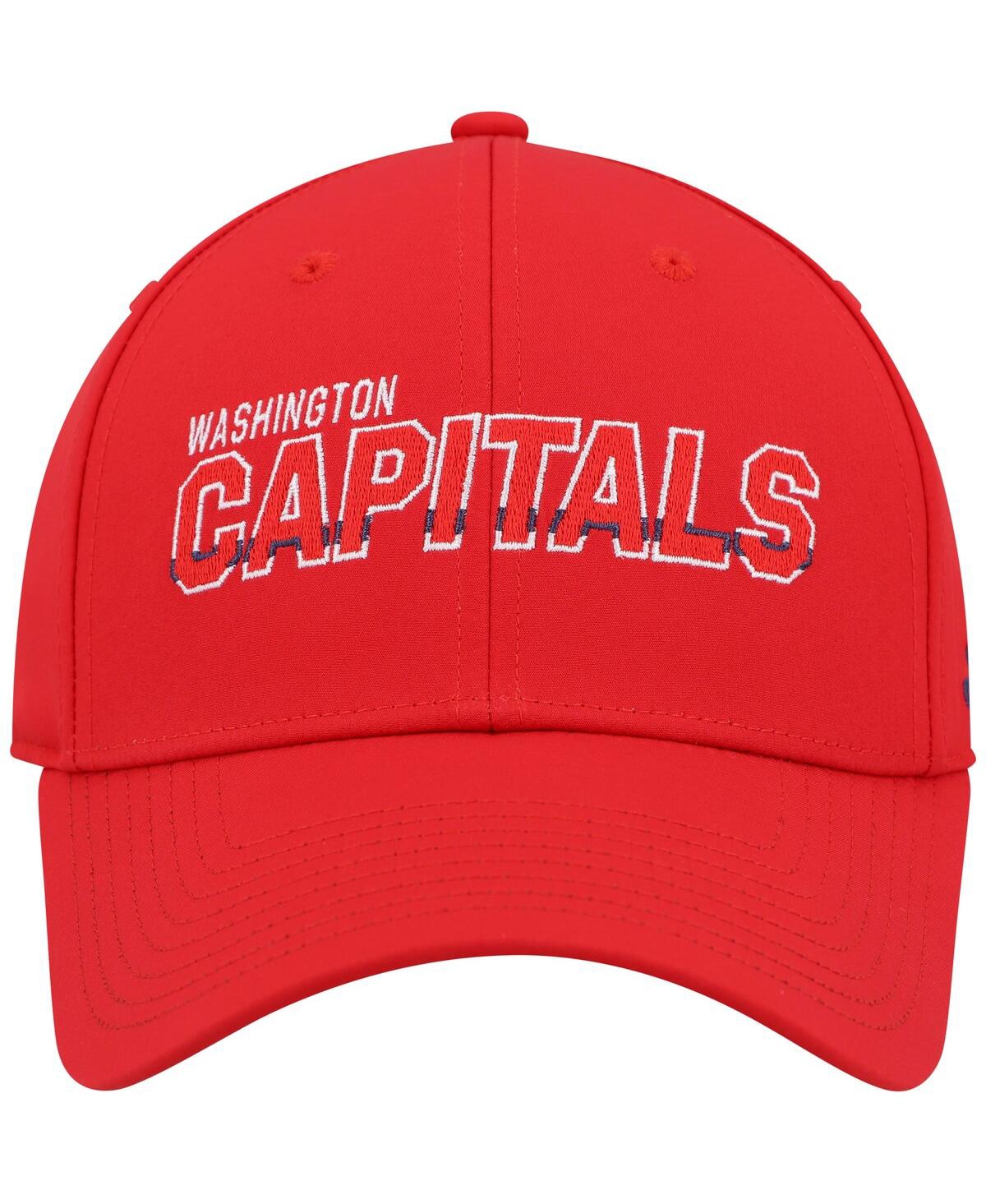 Shop Adidas Originals Men's Adidas Red Washington Capitals Team Bar Flex Hat