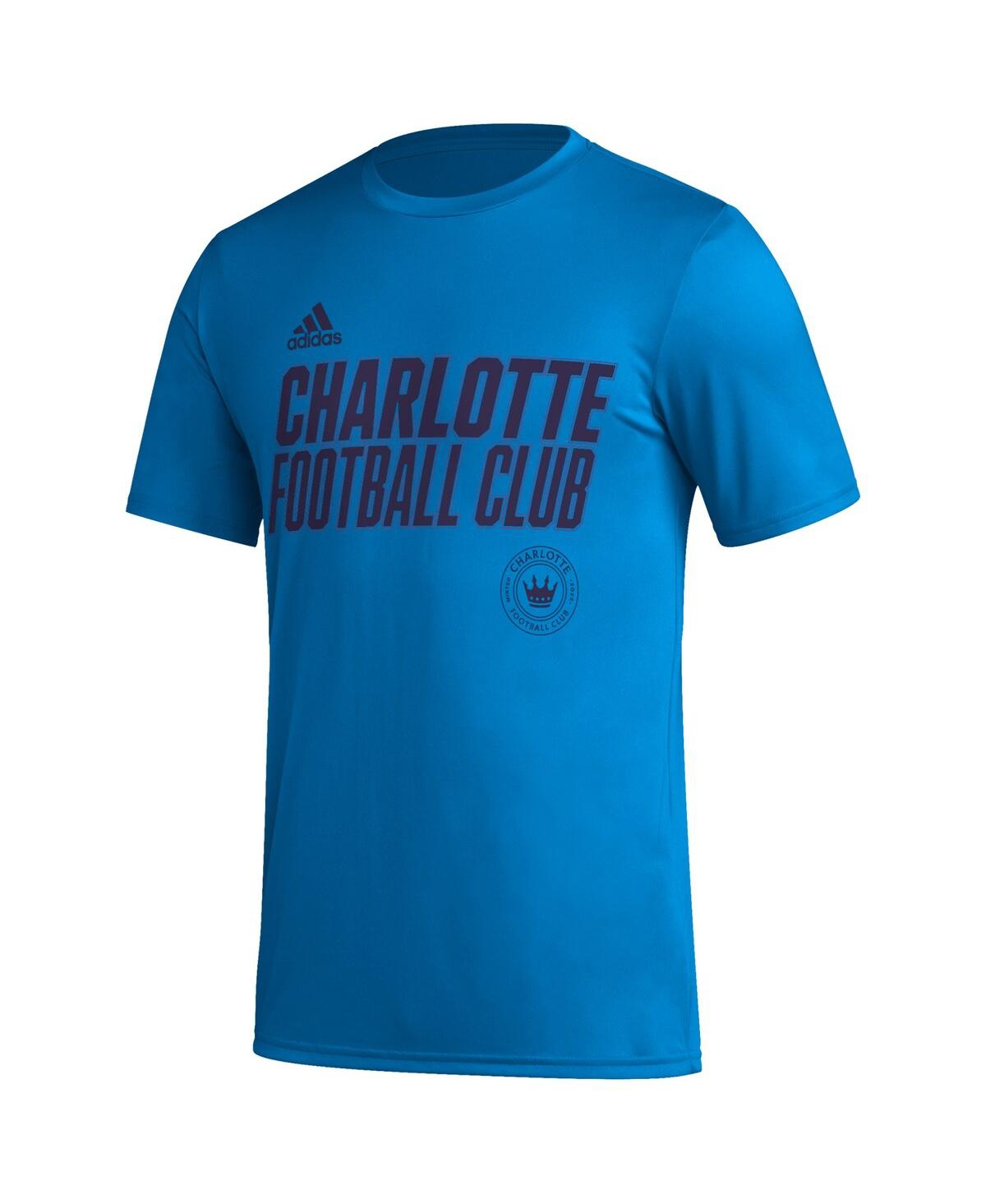 Men's adidasCharlotte Fc Team Jersey Hook Aeroready T-shirt - Blue