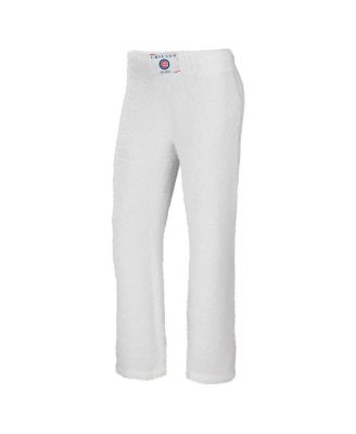 Women's Cream Chicago Cubs Plus Size Cozy Scoop Neck Tank Top and Pants Set
