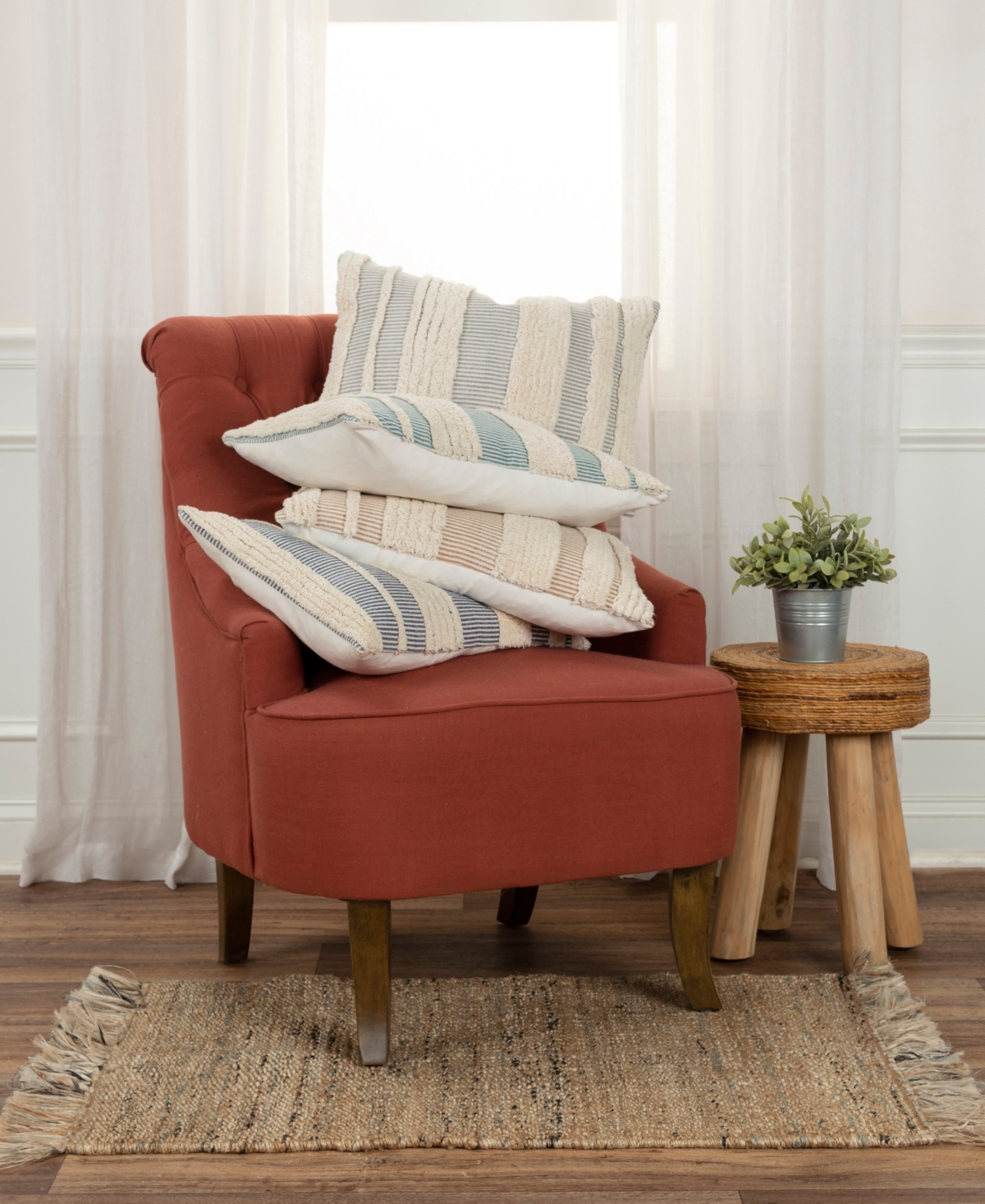 Rizzy Home Boho Lumbar Decorative Pillow, 14
