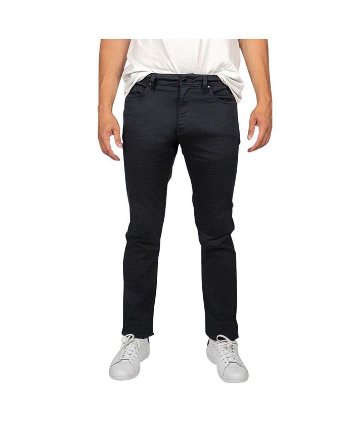 Grey Stretch Straight Fit 5 Pocket Twill Pant – JACHS NY
