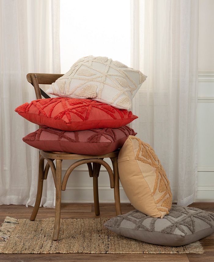 Rizzy Home Modern Craft Decorative Pillow, 20" x 20" & Reviews