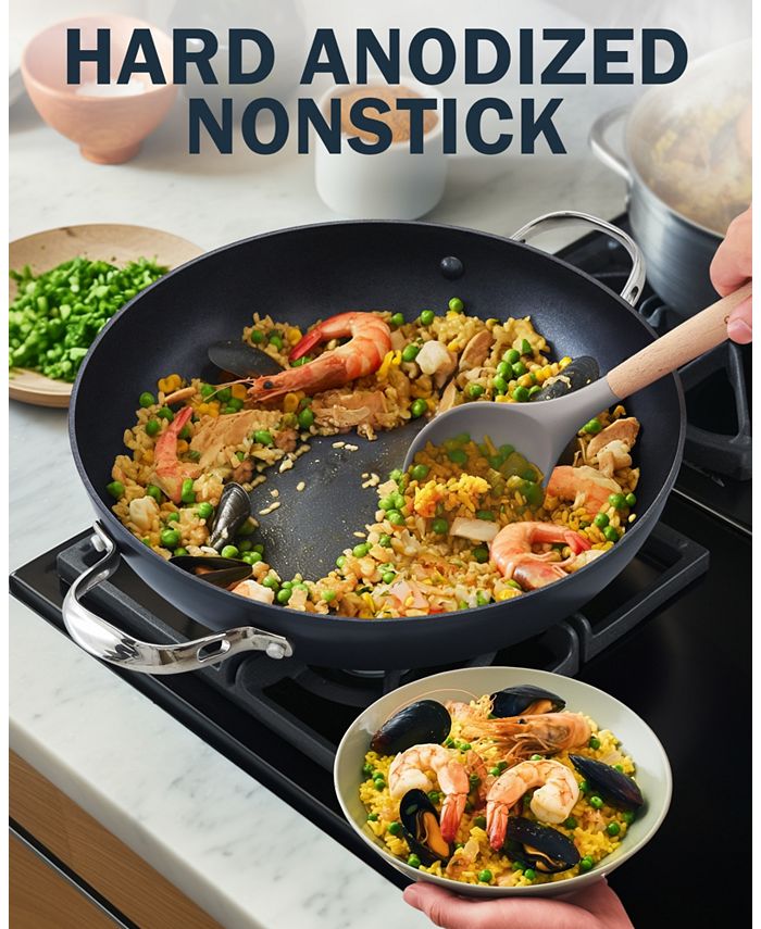 Cooks Standard Everyday Pan with Glass Lid, Chef's Pan 12Inch Hard