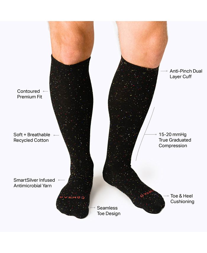 COMRAD Knee-High Cotton Companion Compression Socks - Macy's