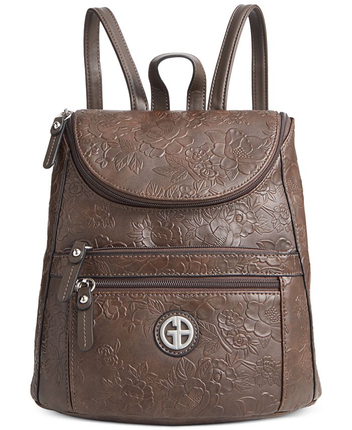 Giani Bernini Pebble Tooling Backpack Created for Macy s Macy s