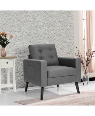 Modern Accent Armchair Upholstered Single Sofa Chair
