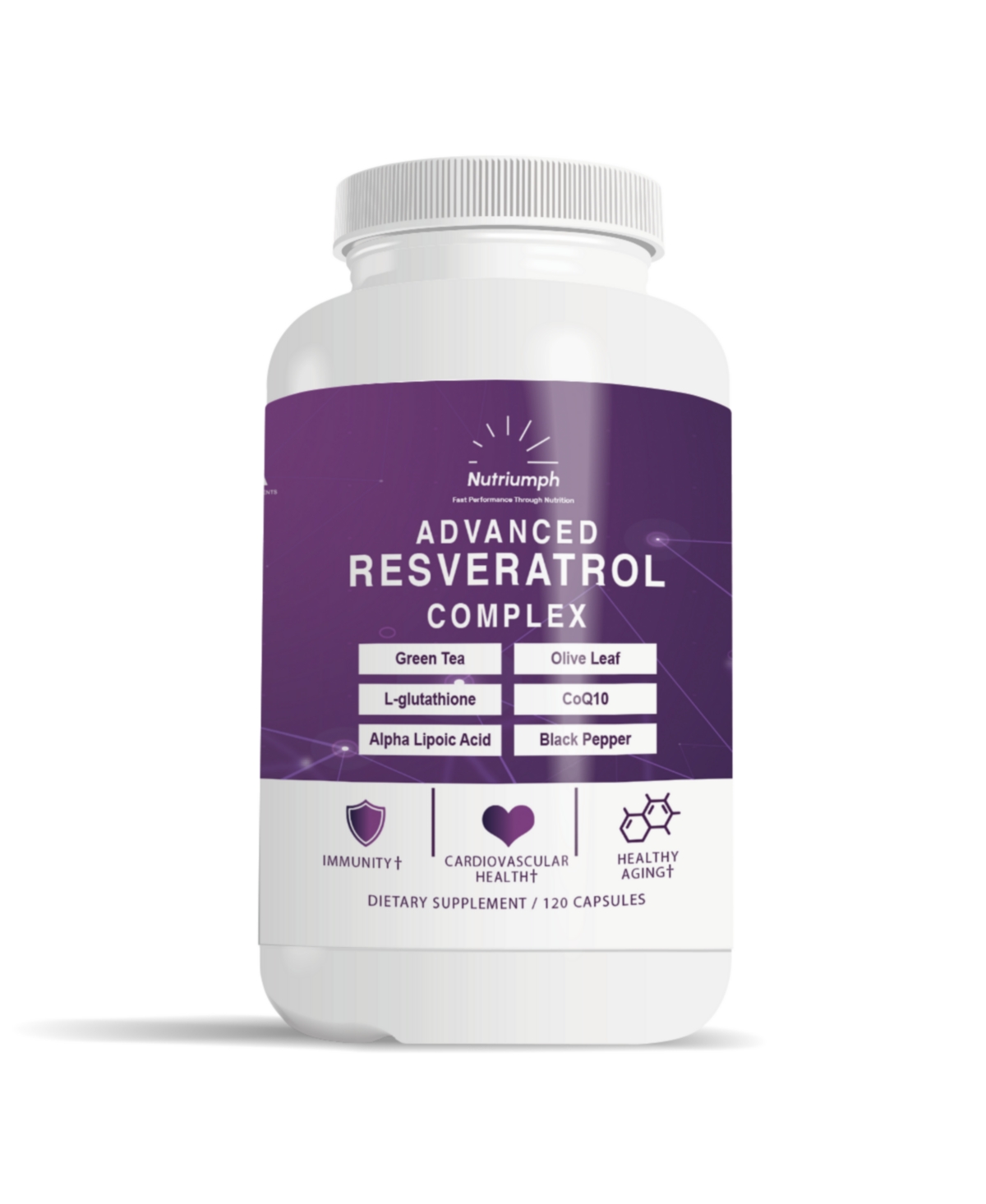 Advanced Resveratrol Complex - Anti-aging and Anti-Inflammatory support