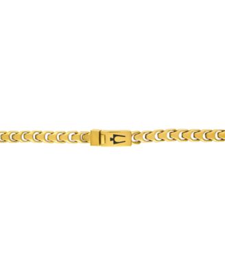 Men's Link Chain 22" Necklace in Gold-Plated Stainless Steel