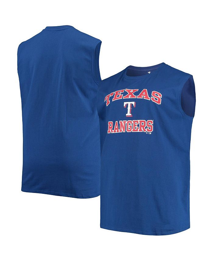 Profile Men s Royal Texas Rangers Big and Tall Jersey Muscle Tank
