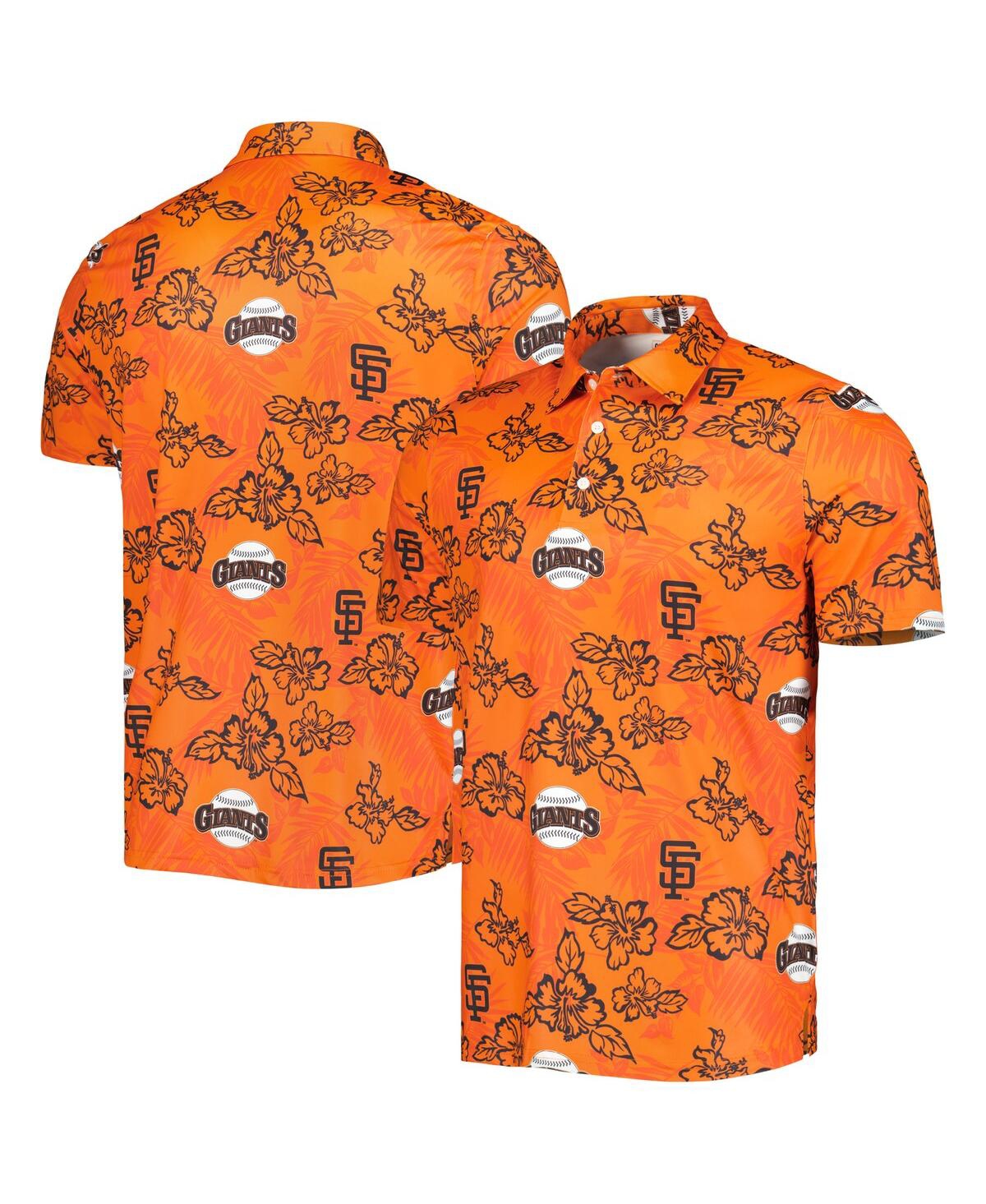 Men's San Francisco Giants Reyn Spooner Orange Aloha Button-Down Shirt