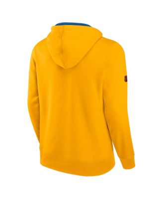 Men's Gold St. Louis Blues Special Edition 2.0 Team Logo Pullover Hoodie