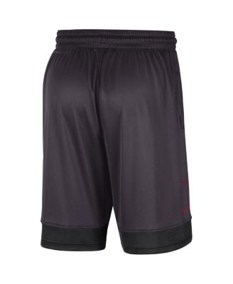 Men's Charcoal Alabama Crimson Tide Performance Fast Break Shorts
