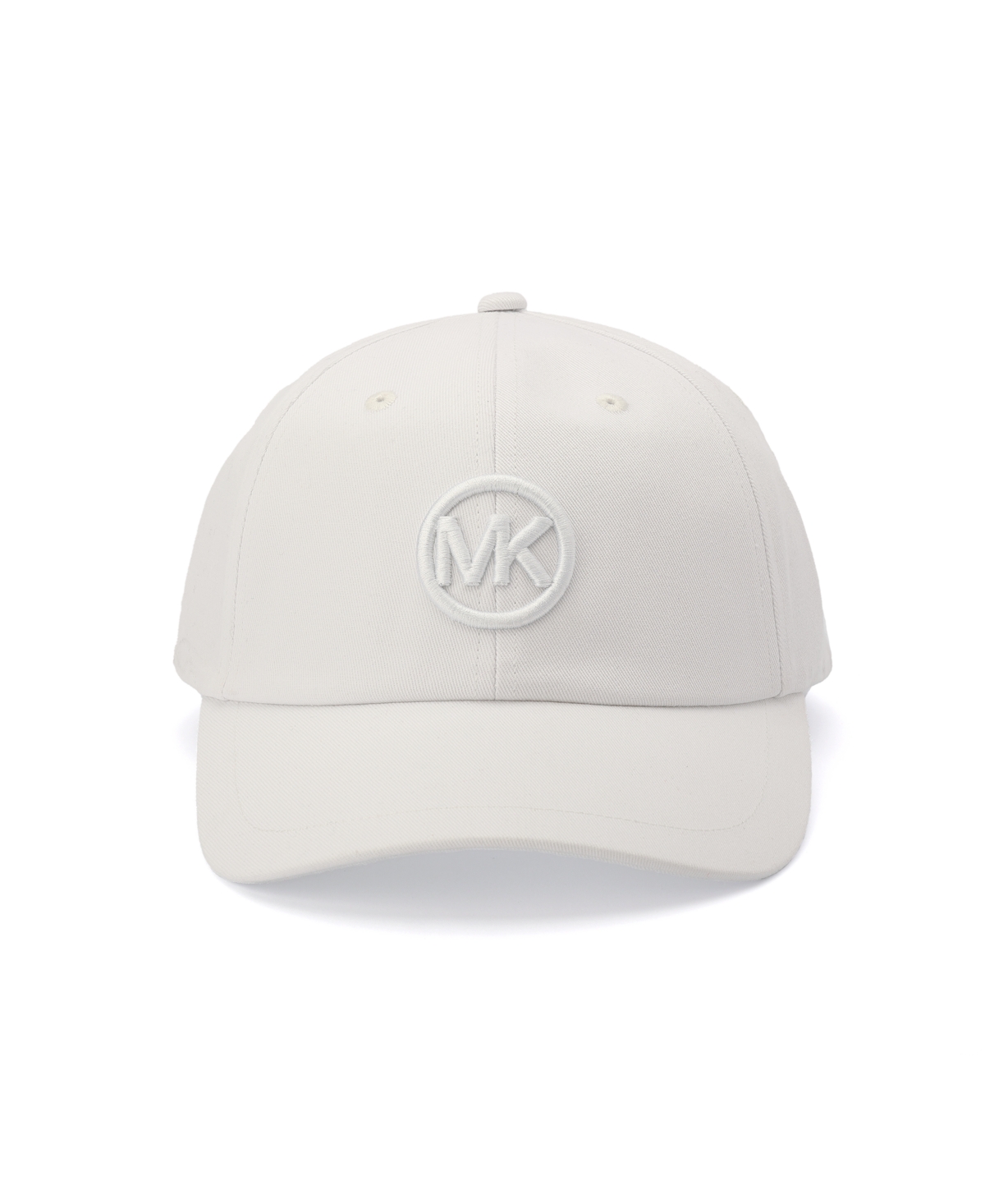 Michael Kors Mk Logo Baseball Cap In White