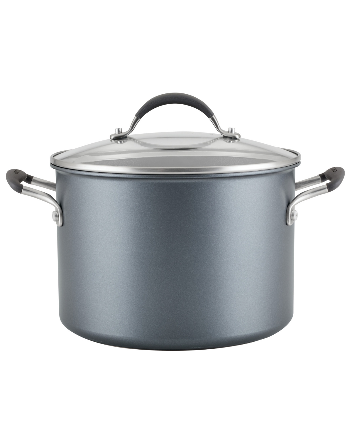 Circulon A1 Series With Scratchdefense Technology Aluminum 8-quart Nonstick Induction Stockpot With Lid In Graphite