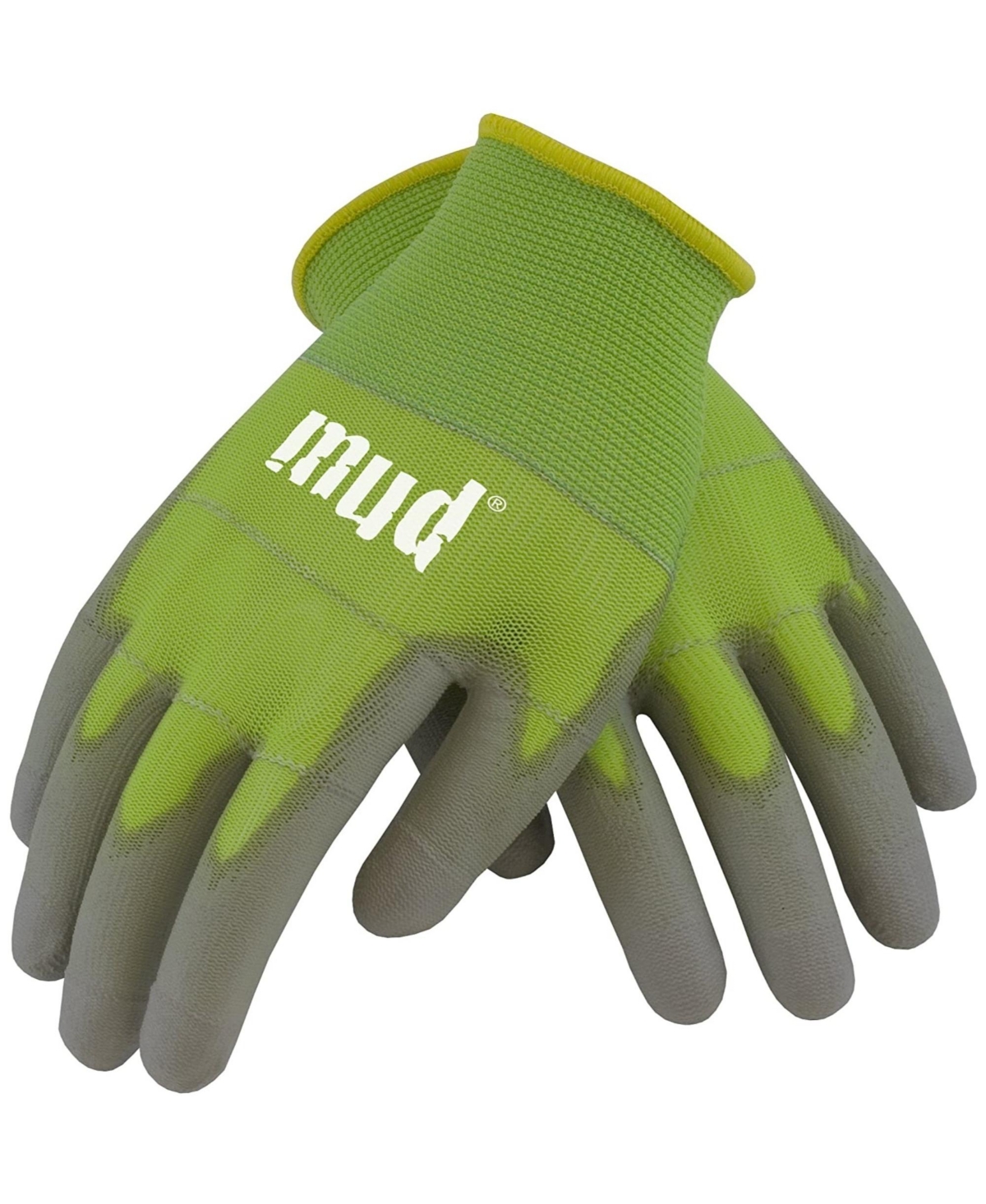 Smart Glove Poly Coated Mud Gloves, Apple, Large - Green