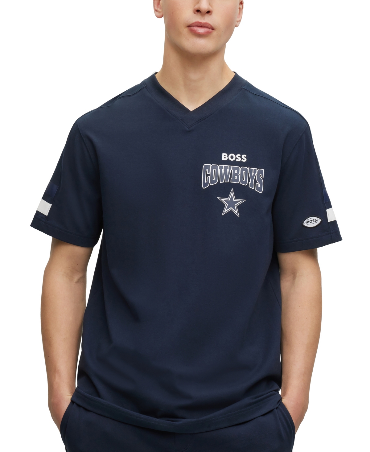 Boss by Hugo Boss Boss by Hugo Boss x Nfl Men's T-shirt Collection - Dallas Cowboys - Navy