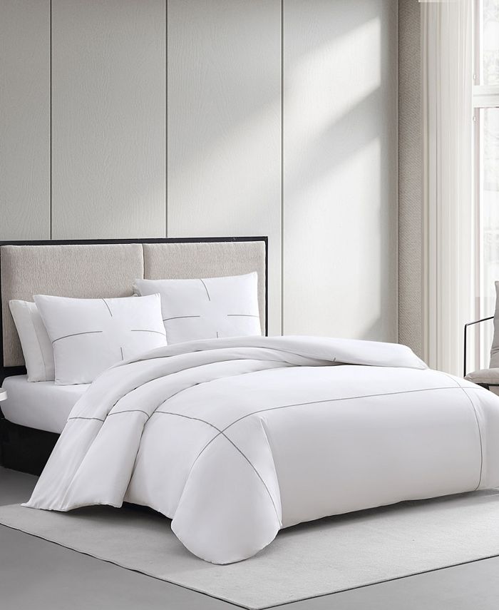 Vera Wang Zig Zag Cotton Sateen Duvet Cover Sets Collection & Reviews