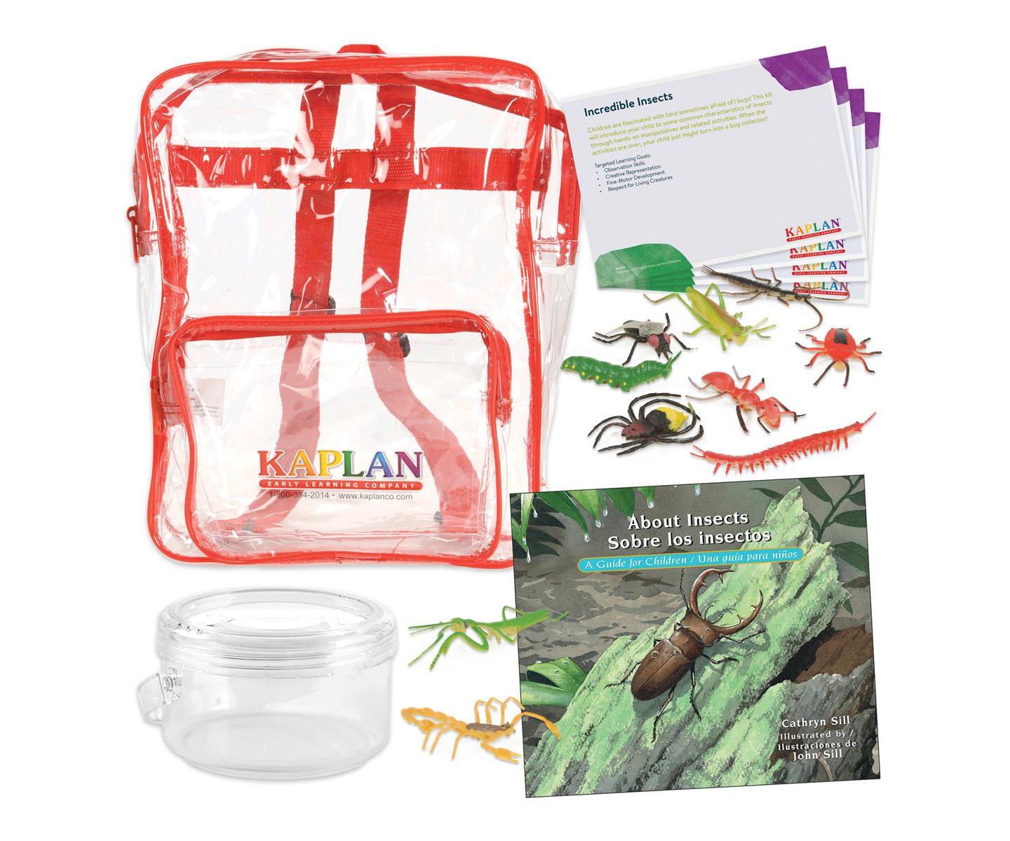 Детские игрушки Kaplan Early Learning Incredible Insects Hands-On Learning Science Kit, Ages 3+ — фото 1