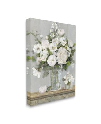 Country Floral Scene Canvas Wall Art, 24" x 1.5" x 30"