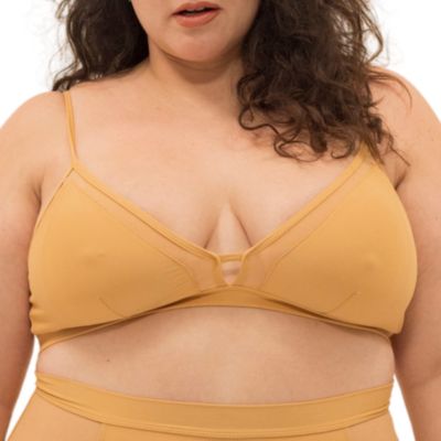 Plus Size Nude Shade Wireless Comfort Full Coverage Bralette