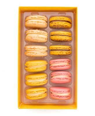 The Sunshine Box of 12 Macarons