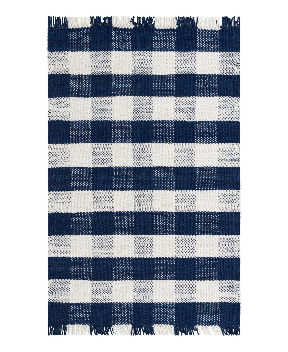 Bayshore Home Pure Plaid Indoor Outdoor Washable Ppd-01 Area Rug