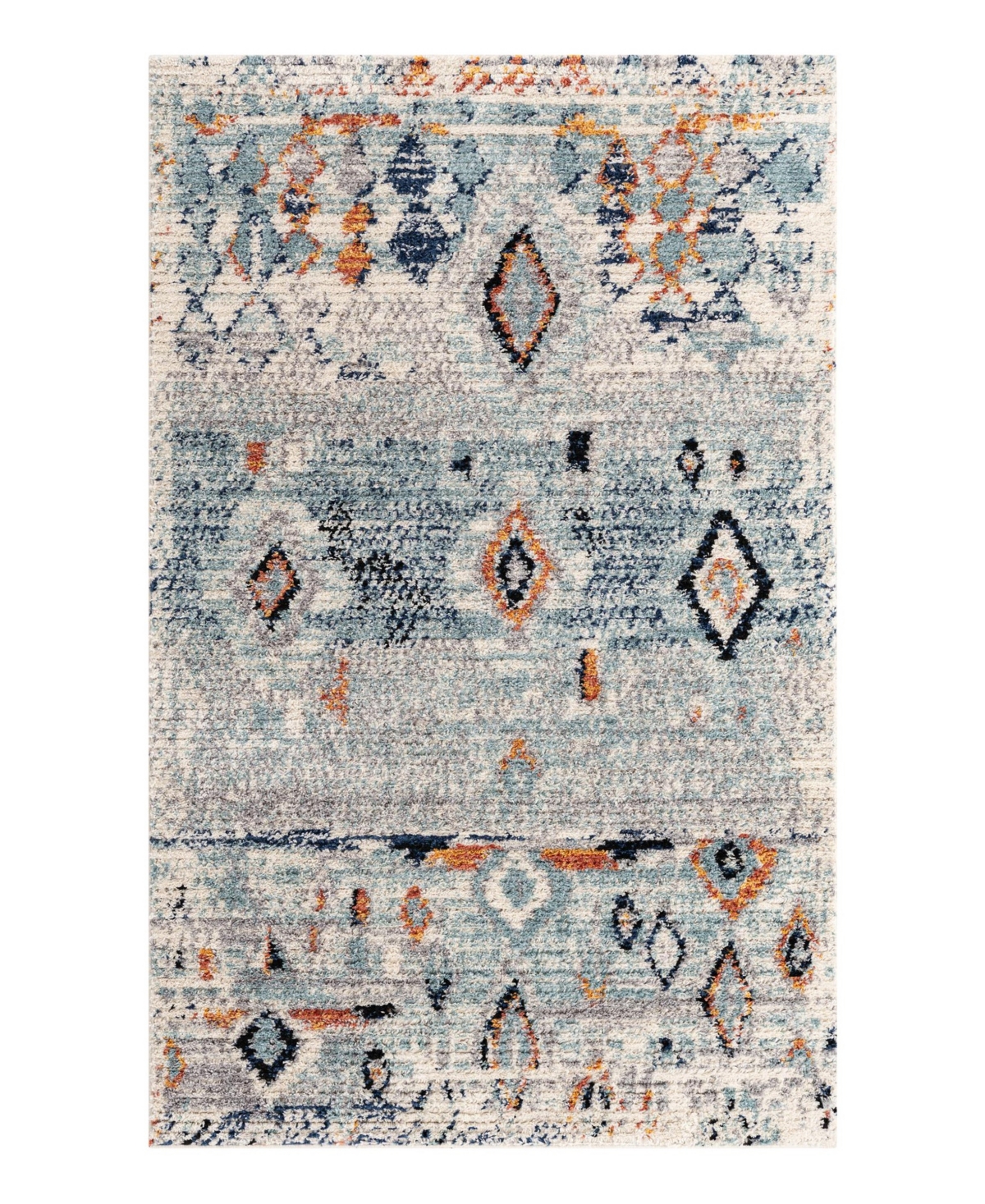 Bayshore Home Tangier Tng-02 5' X 8' Area Rug In Mist