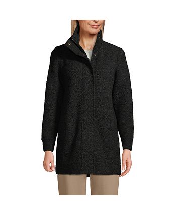 Lands end clearance black coat