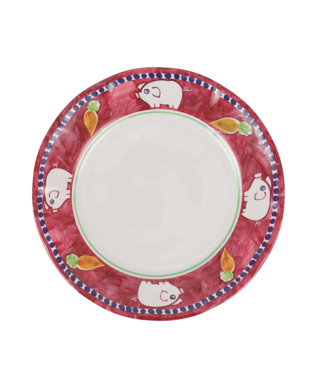 Melamine Campagna Porco Dinner Plate - Open Misce