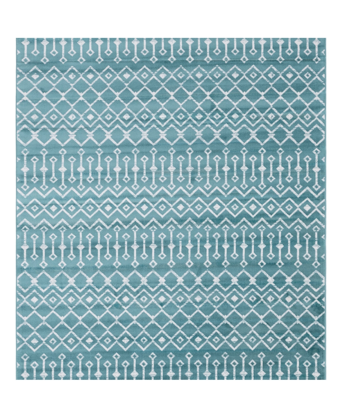 Bayshore Home Dirham Trellis Dht-01 8' x 11' Area Rug - Turquoise