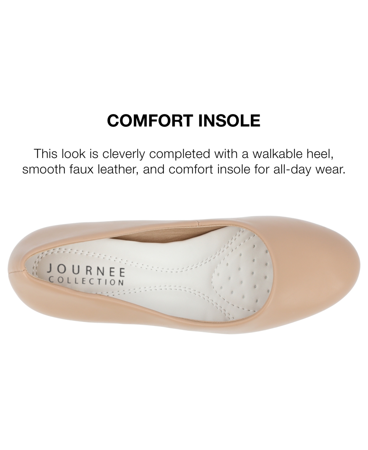 Journee Collection Journee Luu Pump In Nude