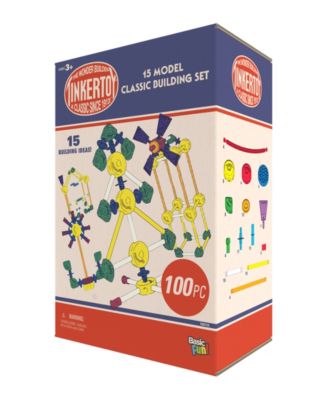 TINKERTOY Classic Retro Box 100 Piece Building Set - Macy's