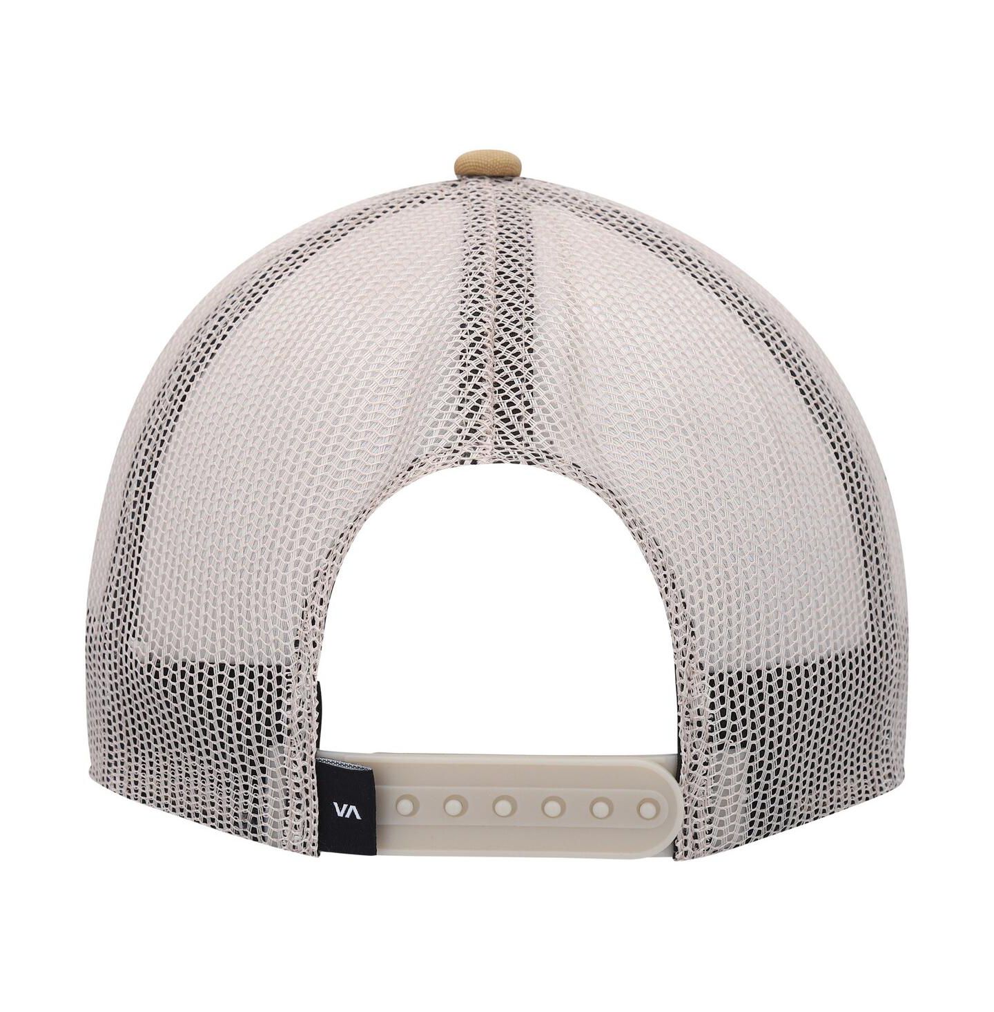 Мужская кепка RVCA Gold Work Script Trucker Snapback Hat — фото 5
