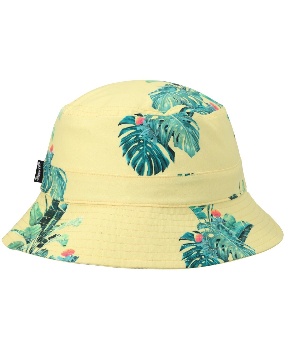 Shop Billabong Men's  Yellow Jungle Bucket Hat