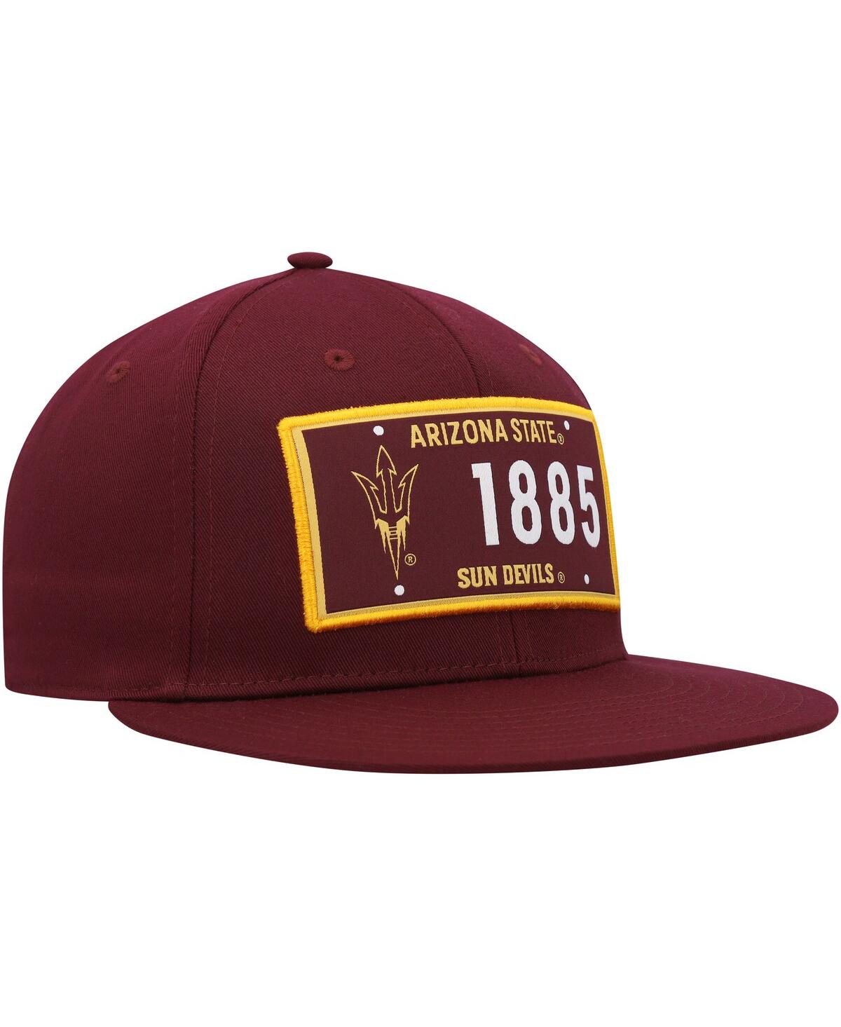 Shop Adidas Originals Men's Adidas Maroon Arizona State Sun Devils Established Snapback Hat