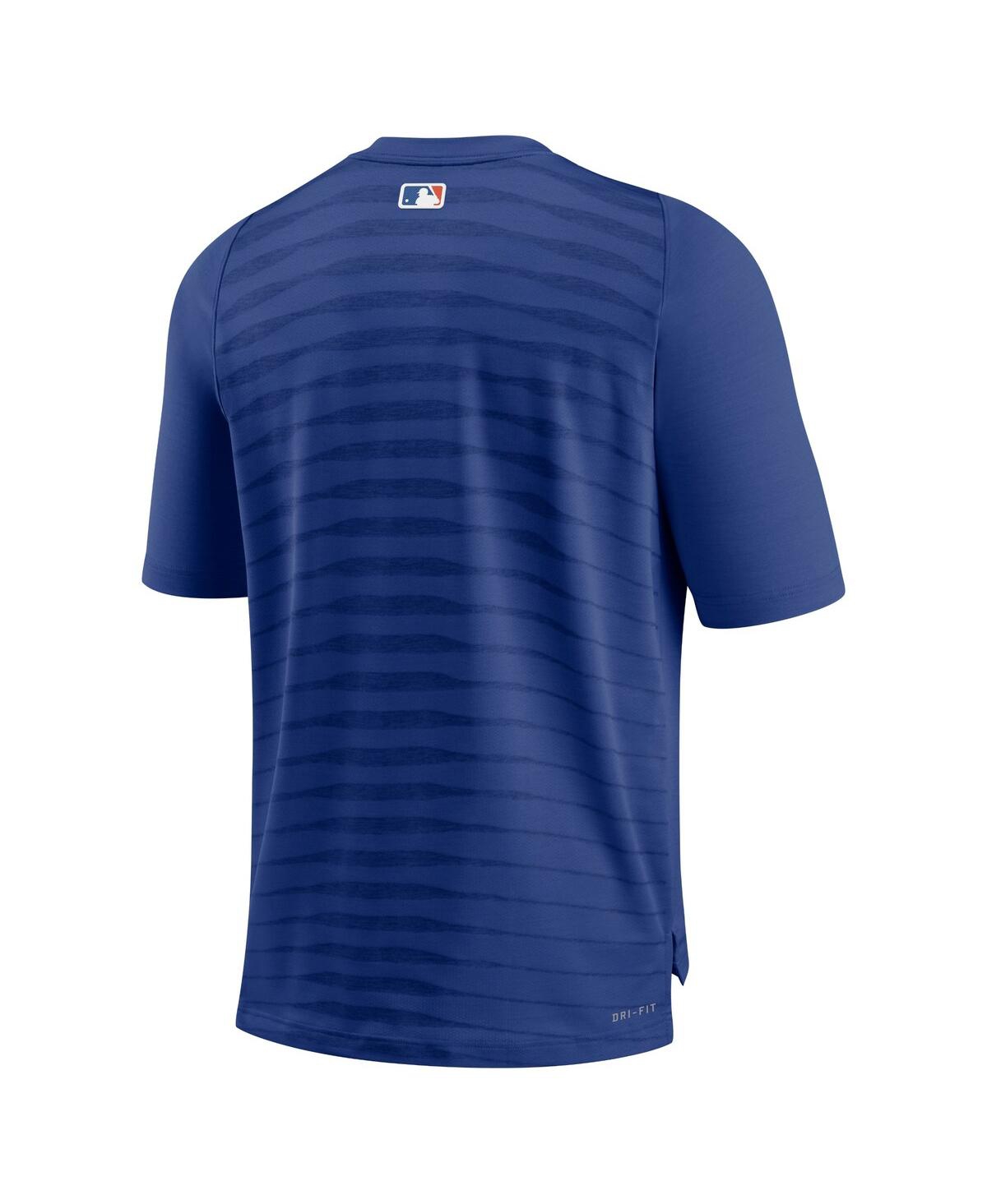 Nike Men's  Royal New York Mets Authentic Collection Pregame Raglan Performance V-neck T-shirt In Royal