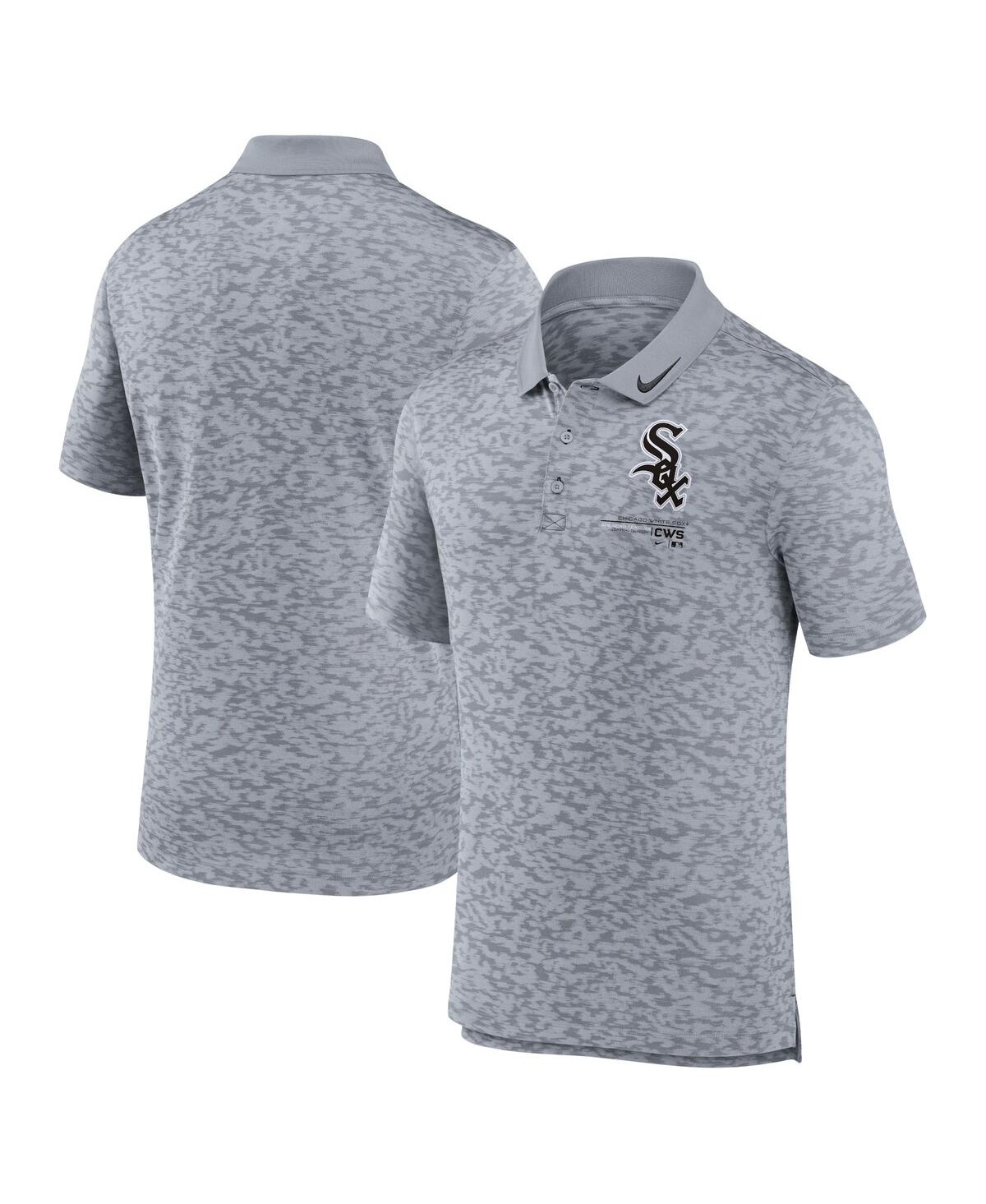 Shop Nike Men's  Gray Chicago White Sox Next Level Polo Shirt