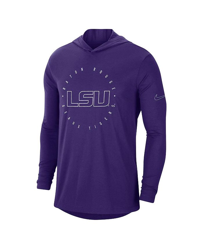 LSU Tigers Purple Performance Long Sleeve Quarter Zip Pull Over