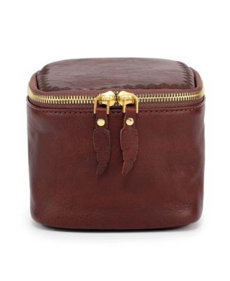 Celosia Cube Leather Jewelry Case