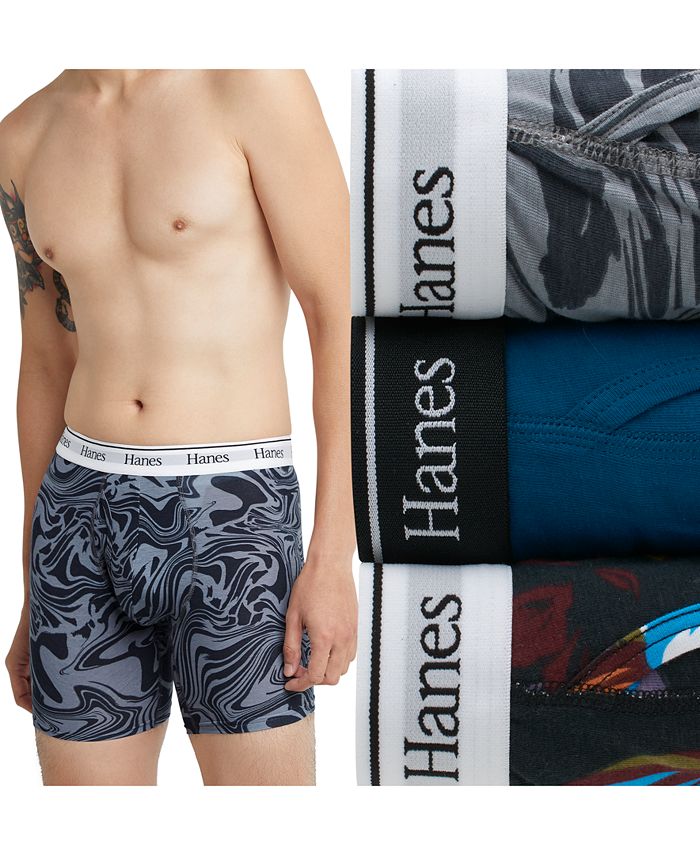 Hanes Men's Originals Ultimate 3Pk. ModernFit Stretch Moisture